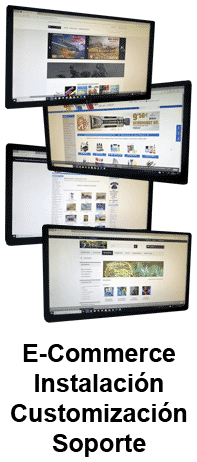 E-COMMERCE, INSTALACI�N, CUSTOMIZACI�N Y SOPORTE T�CNICO